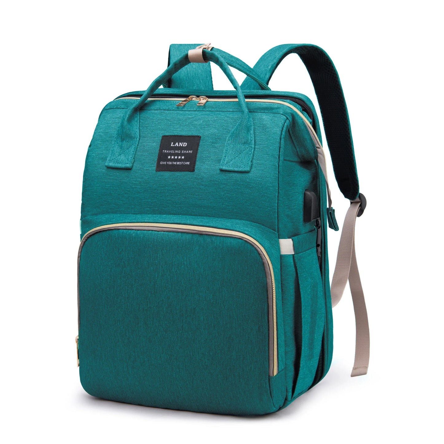 Backpack with Crib Bed & Diaper Bag