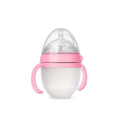 Baby Bottle with Silicone Handle