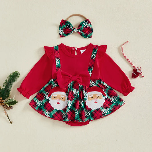 Santa Pumpkin Pattern Outfit