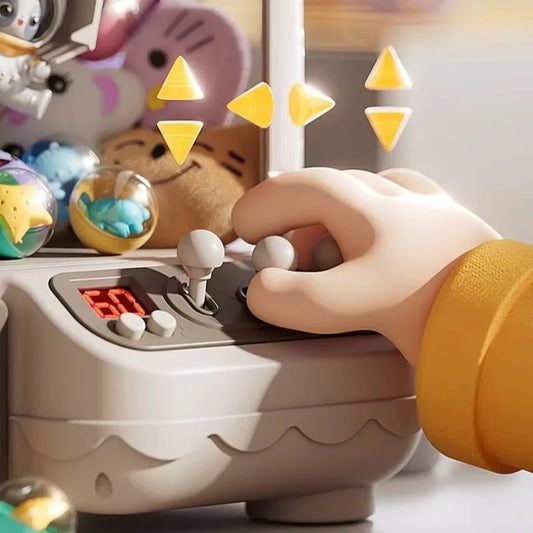 Kids' Tabletop Doll Machine Toy – Pretend Arcade Game