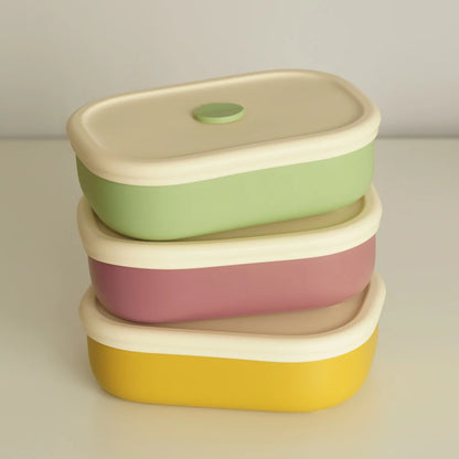 1PCS Baby Feeding Lunch Box With Compartments