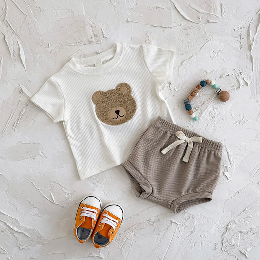 Korean Short Sleeved T-shirt Set