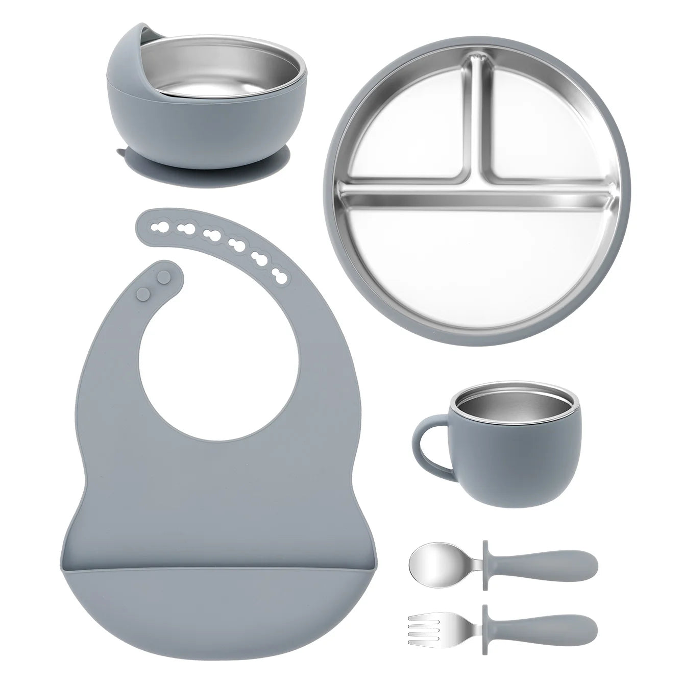 6PCS Detachable Dishes Set