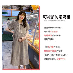 New Maternity Plaid Dresses