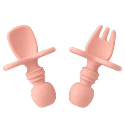 Silicone Baby Fork Spoon Set