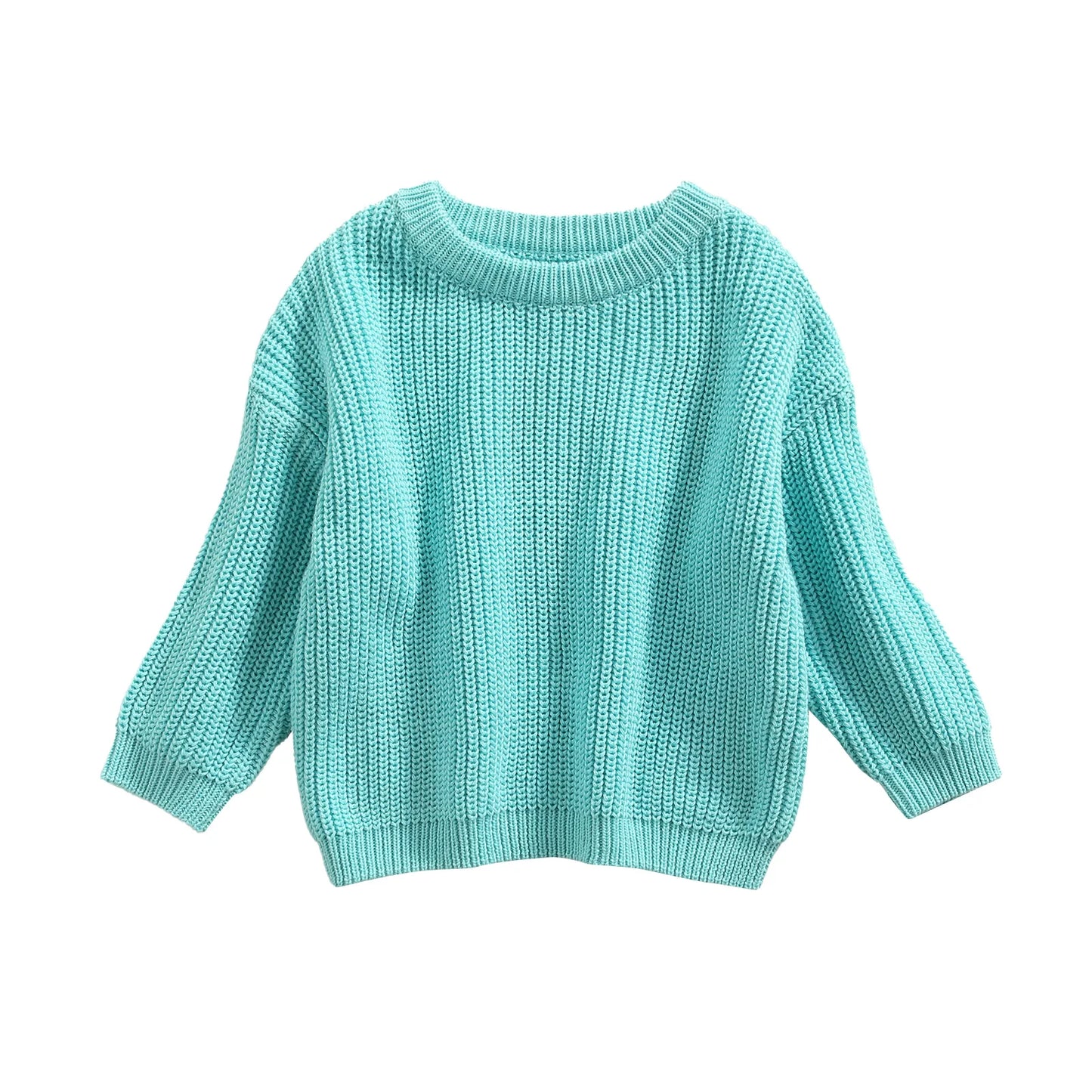 Newborn Knitwear Long Sleeve Cotton Pullover Tops - PAMU8