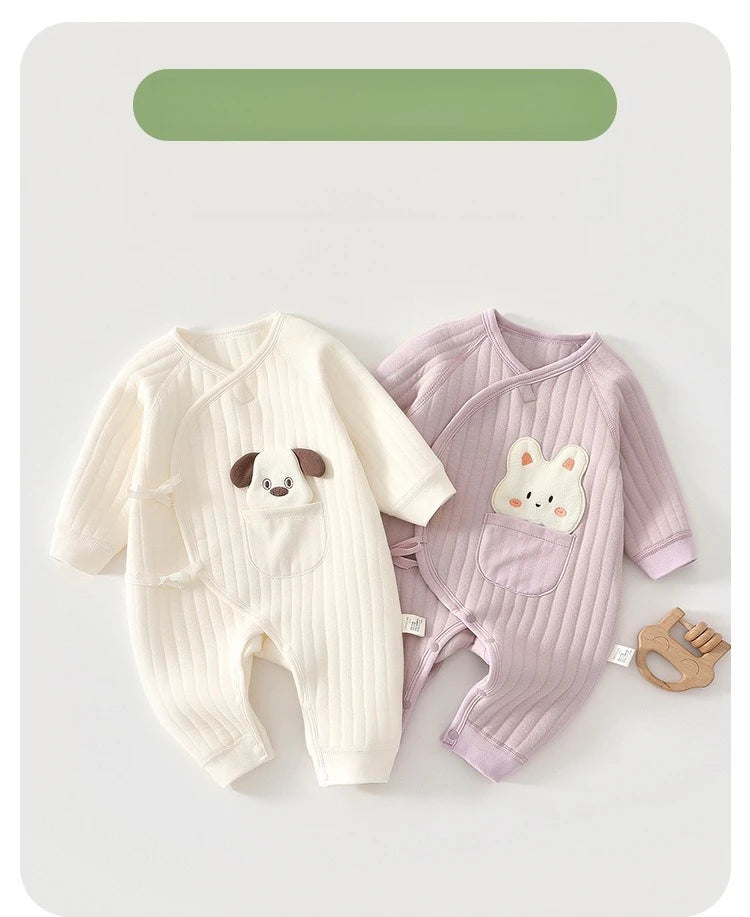 Thick Warm Cotton Baby Jumpsuit