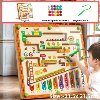 Magnetic Color and No. Maze Toys