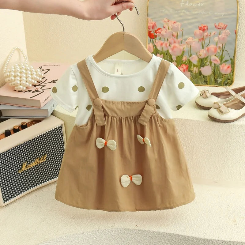 Polka Dot Bow Baby Dress