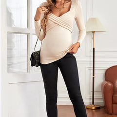Sweetheart Neck Mom Top