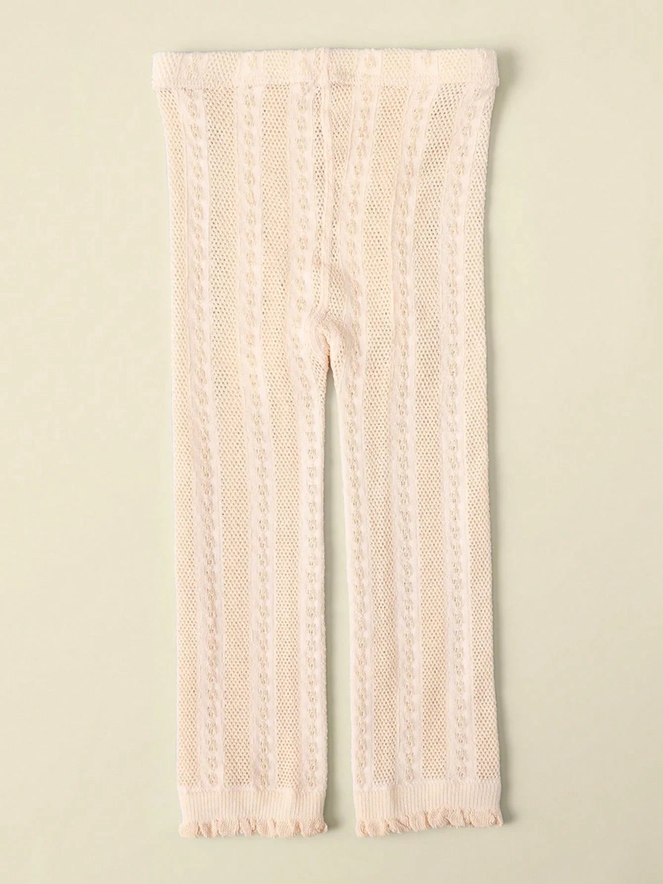 Girls' Lace Mesh Leggings, Breathable Summer Tights