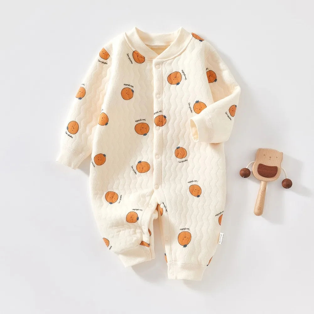 Cute Pattern Printed Baby Jumpsuit