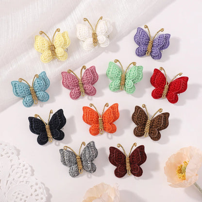 Butterfly hair clips