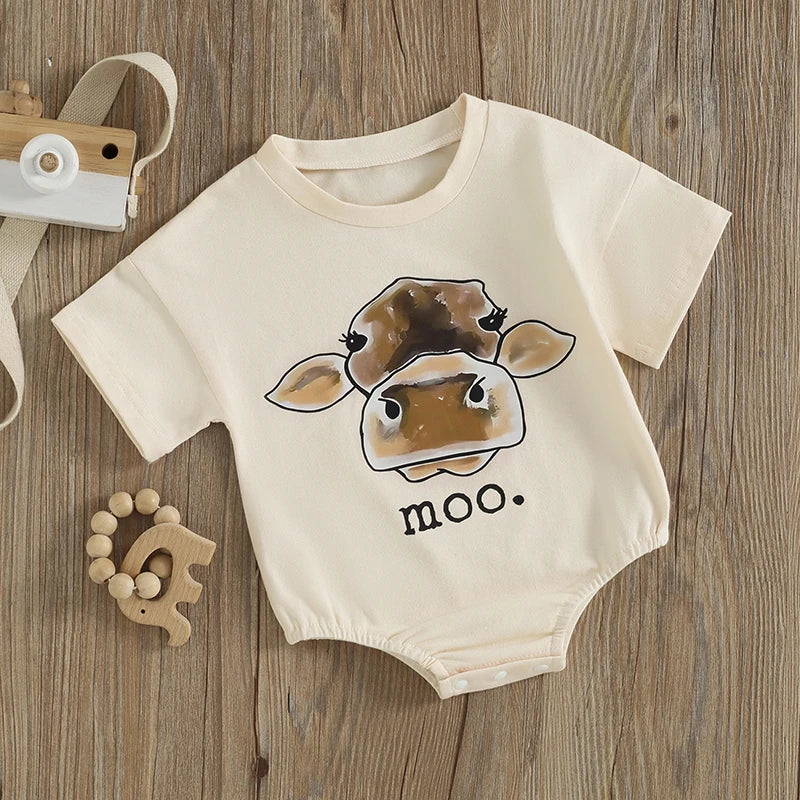 Cow Head Print Outfit