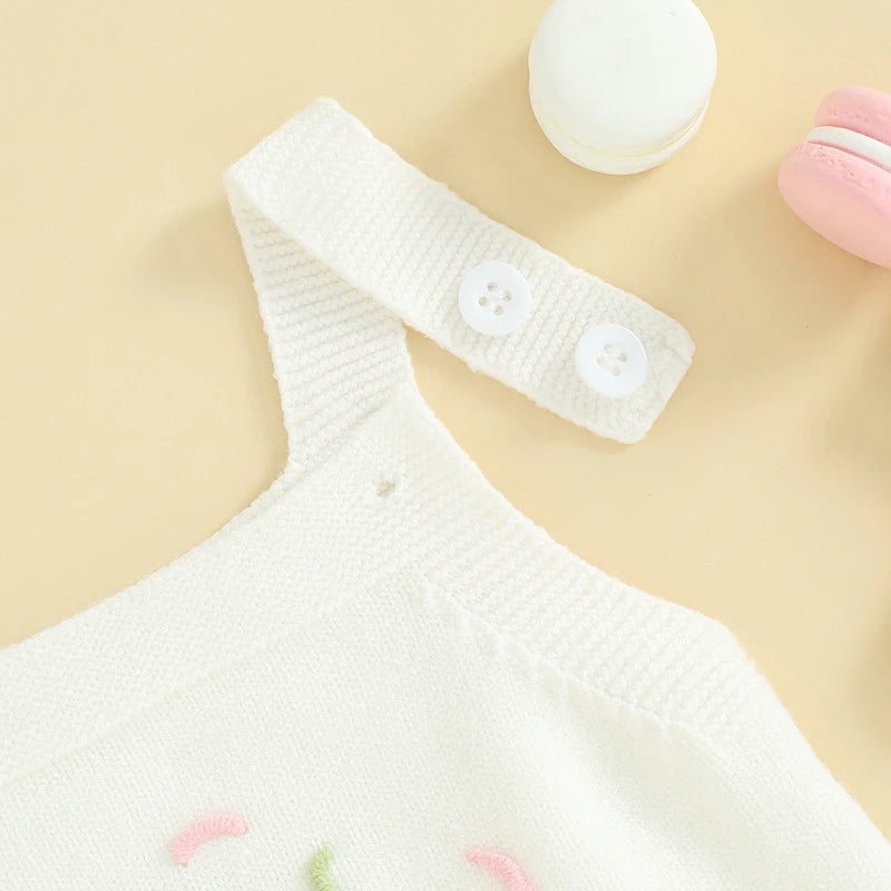 Sleeveless Strap Knit Playsuit