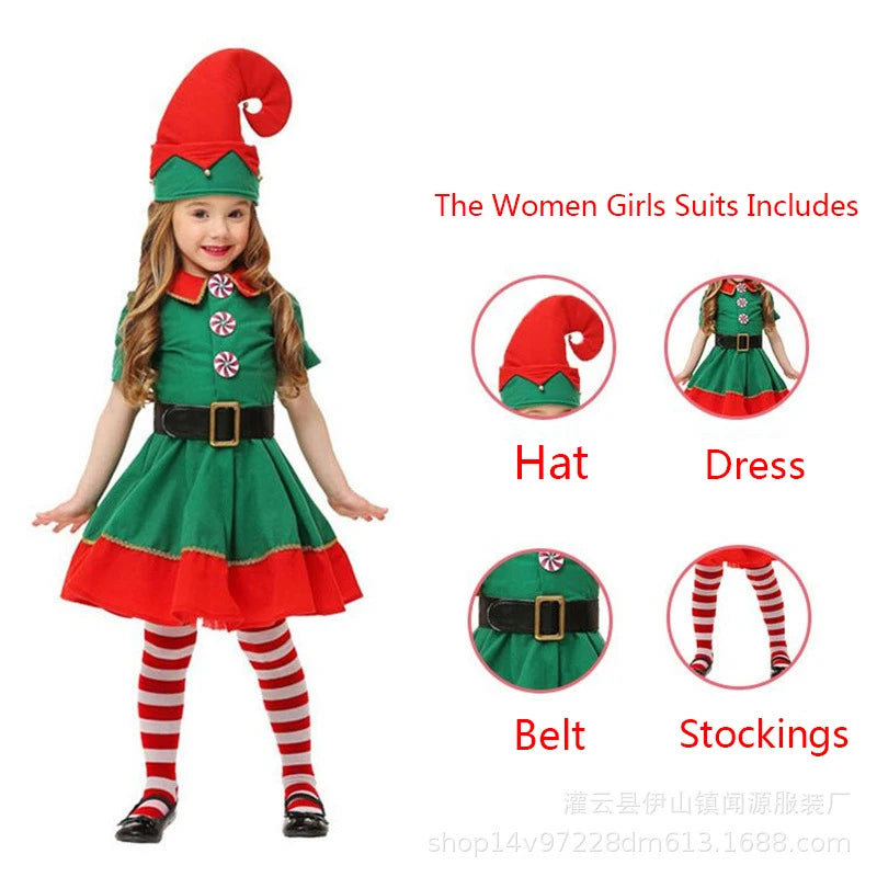 Christmas Kids Santa Costume