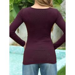 Solid Maternity Top