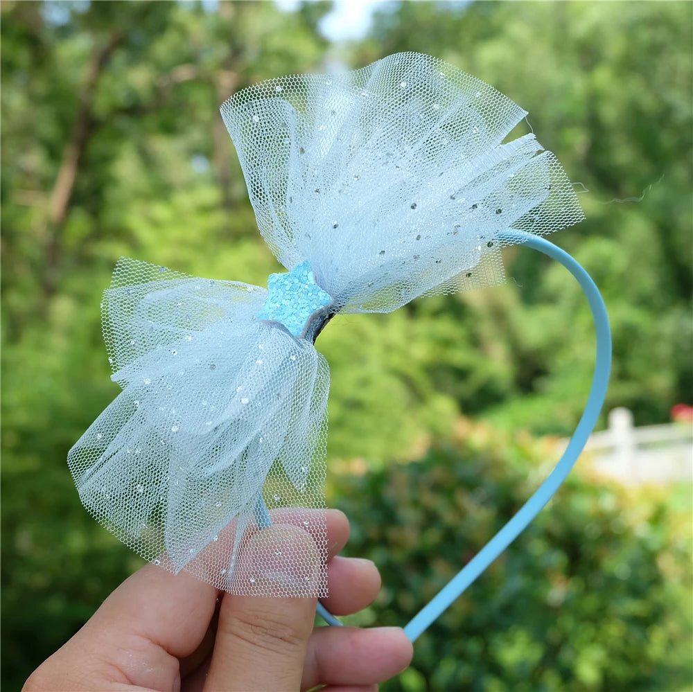 Girls Shiny Bows Hairband