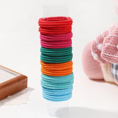 Elastic Hair Ties for Girls, 12-Pack Scrunchie Set