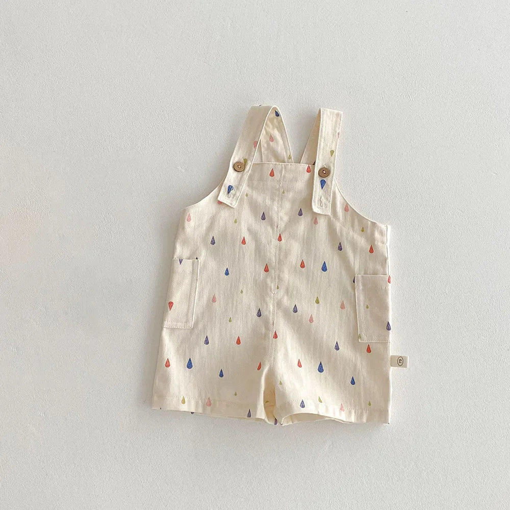Kids' Spring Jumpsuit, Unisex Casual Romper