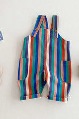 Kids' Spring Jumpsuit, Unisex Casual Romper