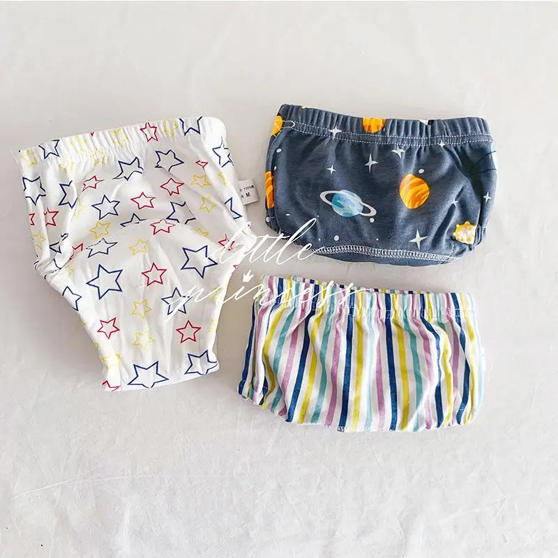 Reusable Cloth Diapers, 3-Pack Washable Training Pants