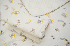Newborn Bear Print Blanket for Crib, Stroller and Car Seat