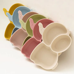 Silicone Baby Feeding Plate, Toddler Dining Dish