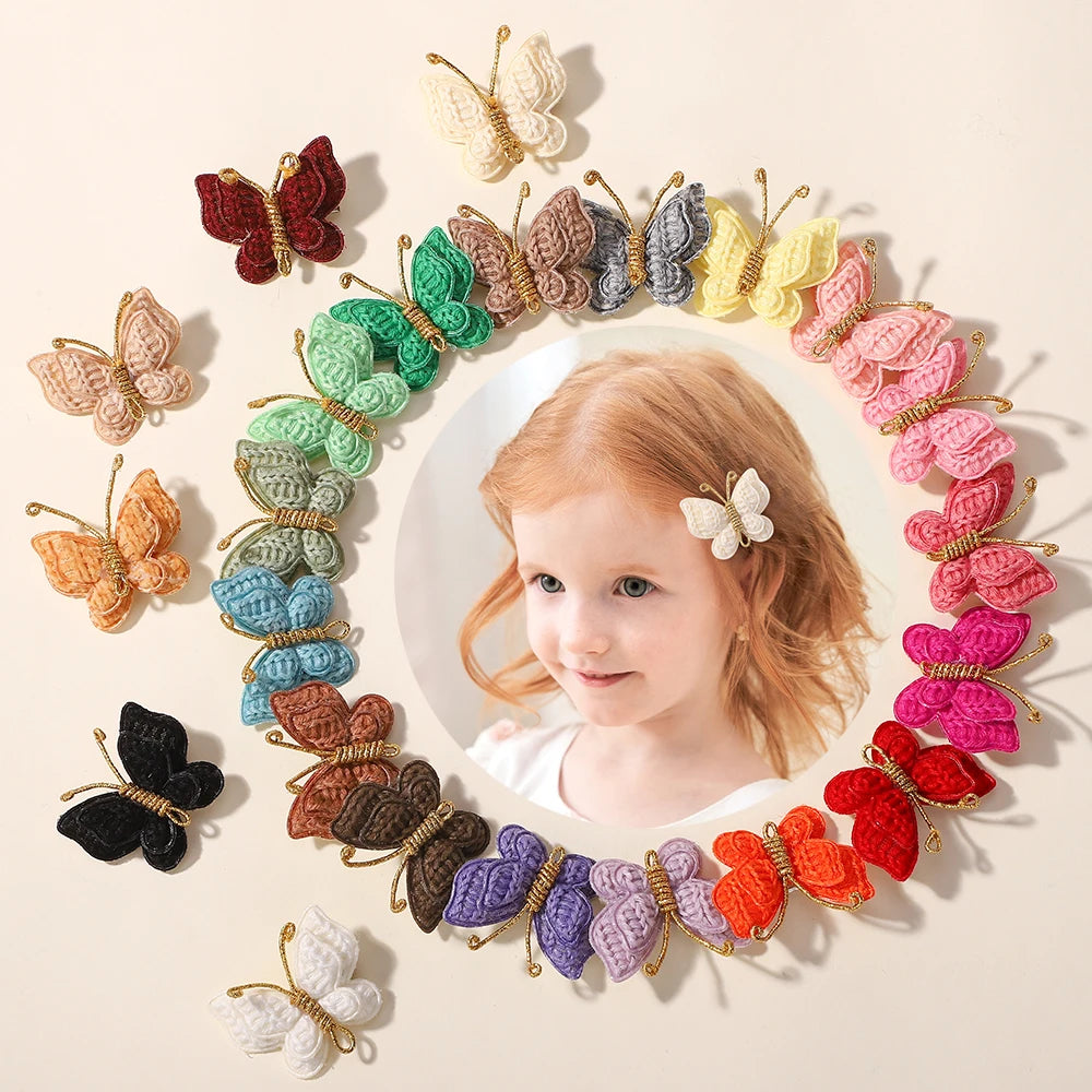 Butterfly hair clips