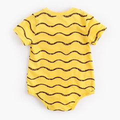 Baby Short-Sleeve Bodysuit, Summer Unisex Romper