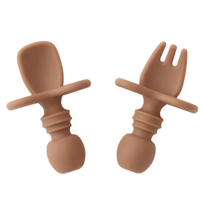 Silicone Baby Fork Spoon Set