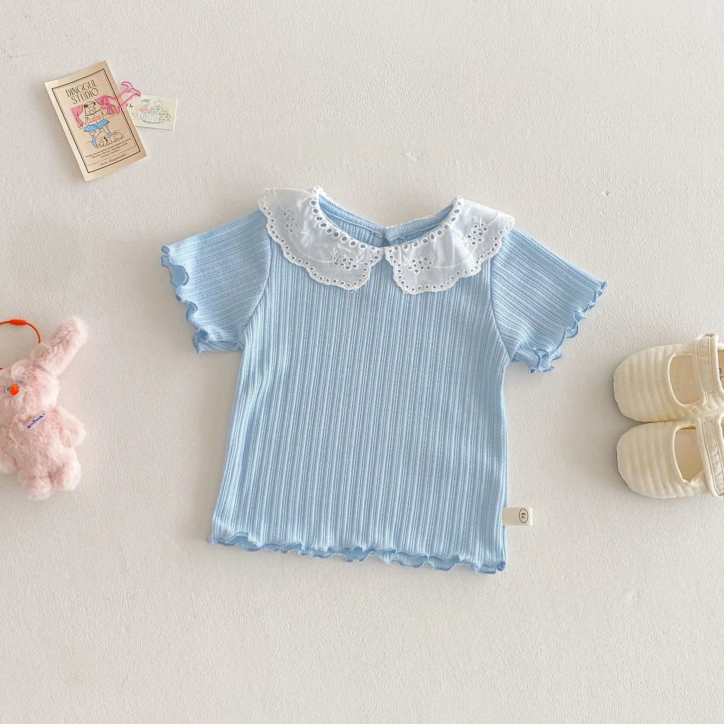 Baby Short Sleeve Tops Charming Kid's Clothing - PAMU8