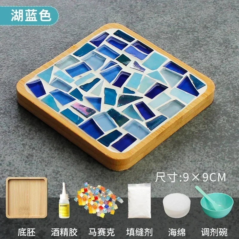 Handmade DIY Mosaic Cup Mat Toys