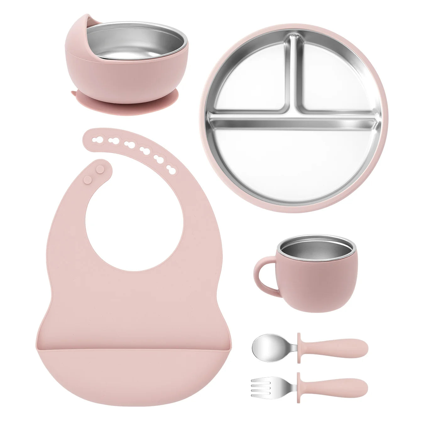 6PCS Detachable Dishes Set