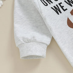 Baby Soccer Print Romper, Long-Sleeve Fall Jumpsuit