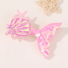 Kids' Mermaid Hair Clip, Glitter Tail Barrette