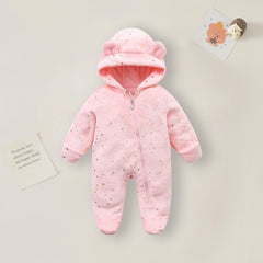 Cartoon Soft Winter Baby Romper