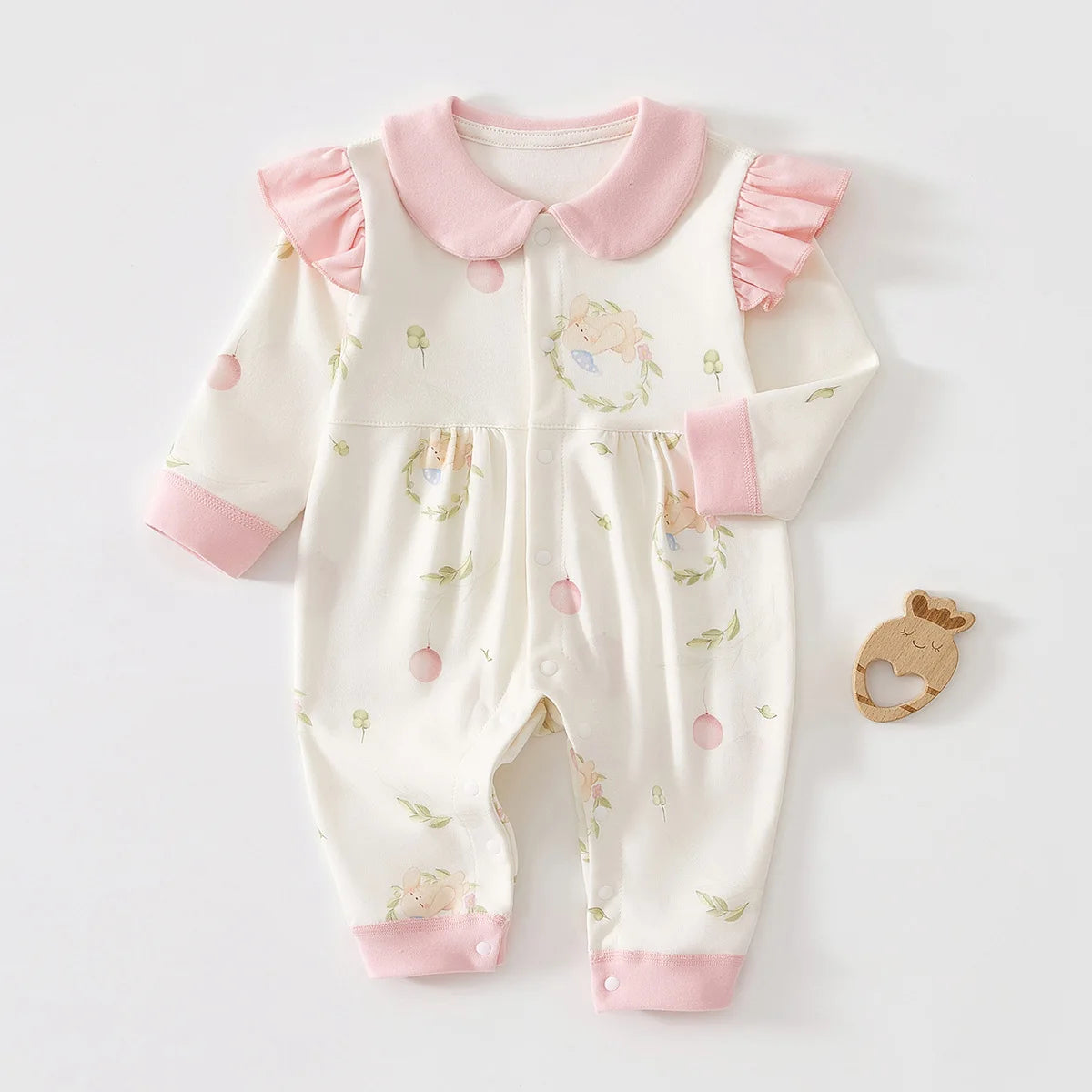 Pure Cotton Newborn Girl Outfit