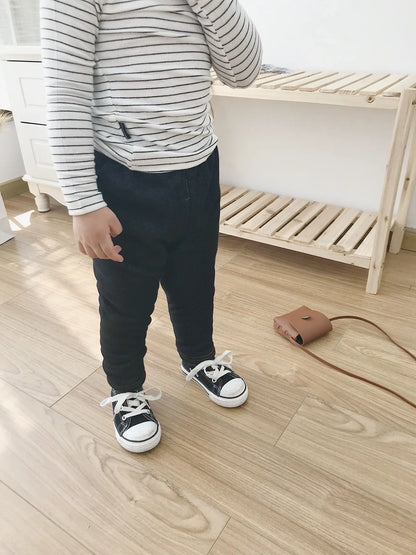 Jeans Boys and Girls' Solid color