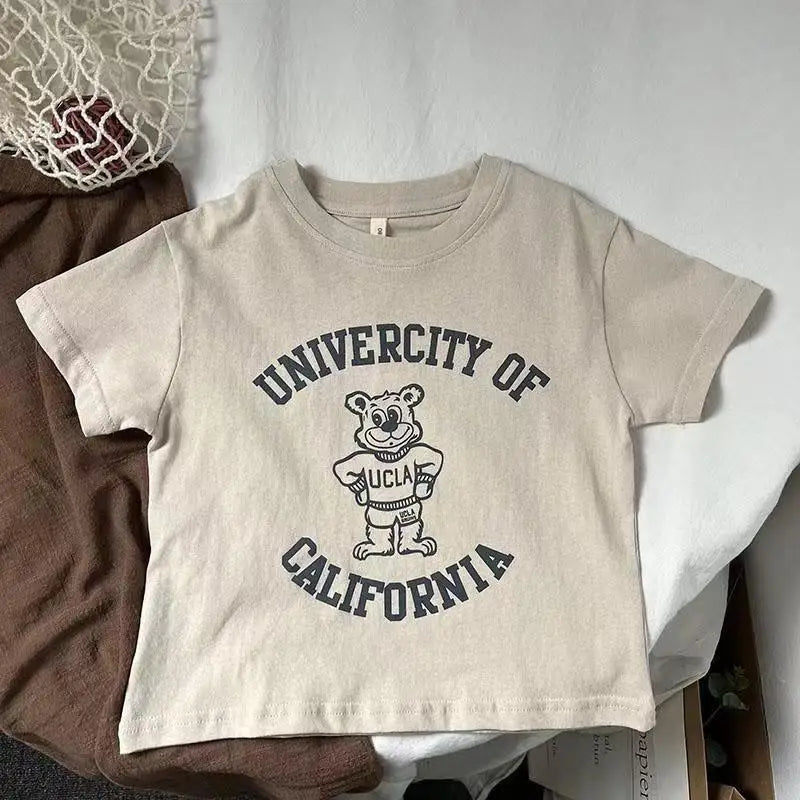 Round Collar Kids TShirt