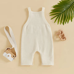 Baby Suspender Knit Pants