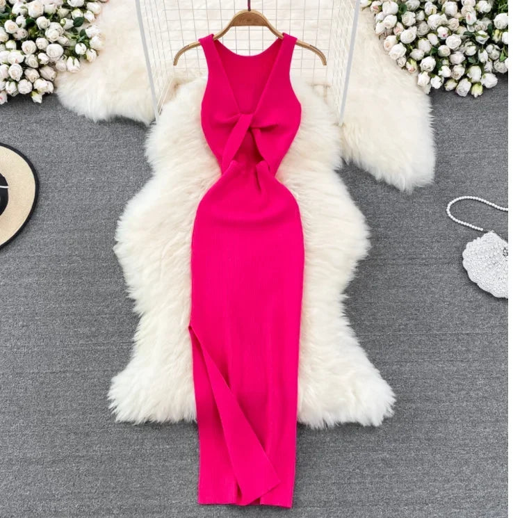 Summer Sleeveless Maternity Dress