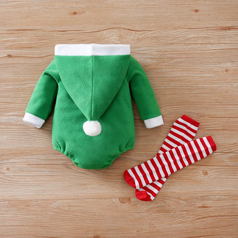 Christmas Soft Triangle Romper