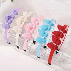 Girls' Butterfly Pearl Headbands, 4-Piece Set
