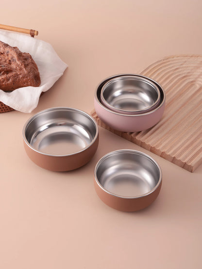2PCS Stainless Steel Dishes