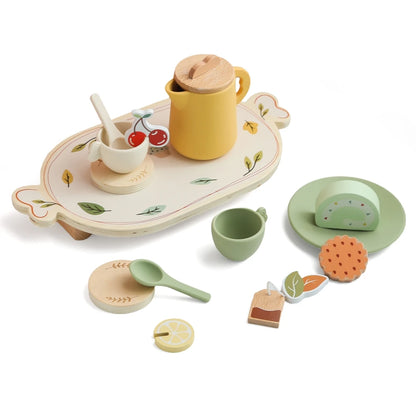 Tea Set Wooden Pretend Play Toys