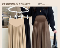 A-Line Casual Maternity Skirt