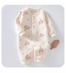 Cute Pattern Printed Baby Jumpsuit