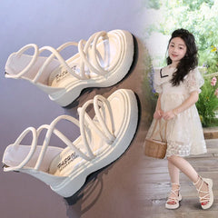Girls lightweight open toe summer sandals breathable kids shoes USA