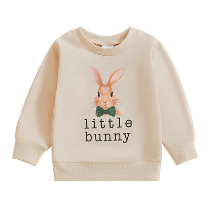 Rabbit Print Long Sleeve Tops